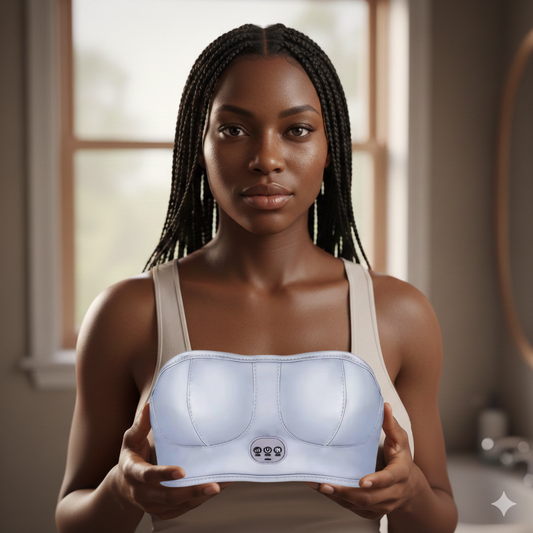 "Système de Massage Poitrine Chauffant & Vibrant"