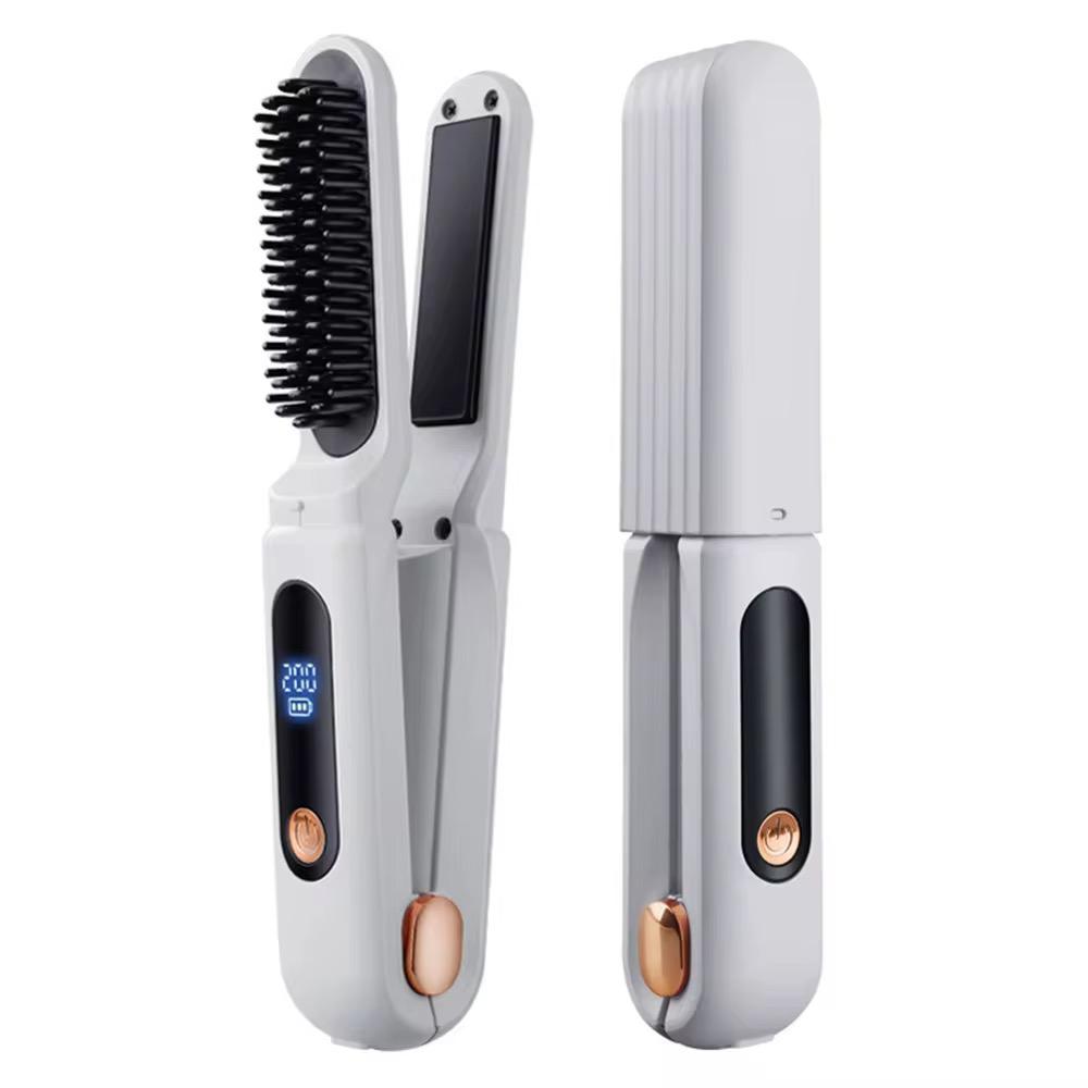 La première brosse lissante 2-en-1 sans fil