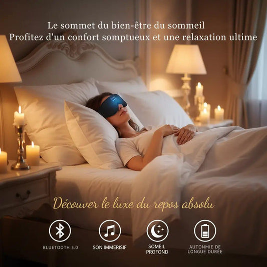 Le Masque de Sommeil Bluetooth 3D SUNEFA
