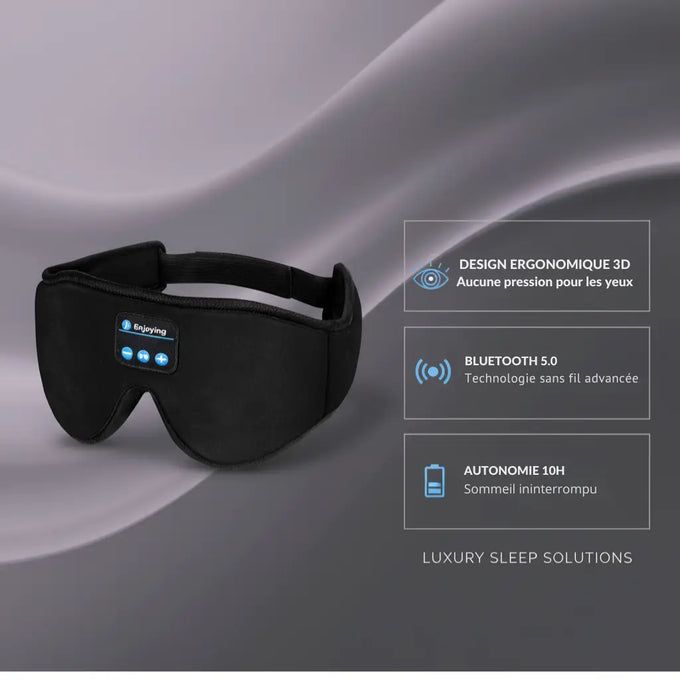 Le Masque de Sommeil Bluetooth 3D SUNEFA
