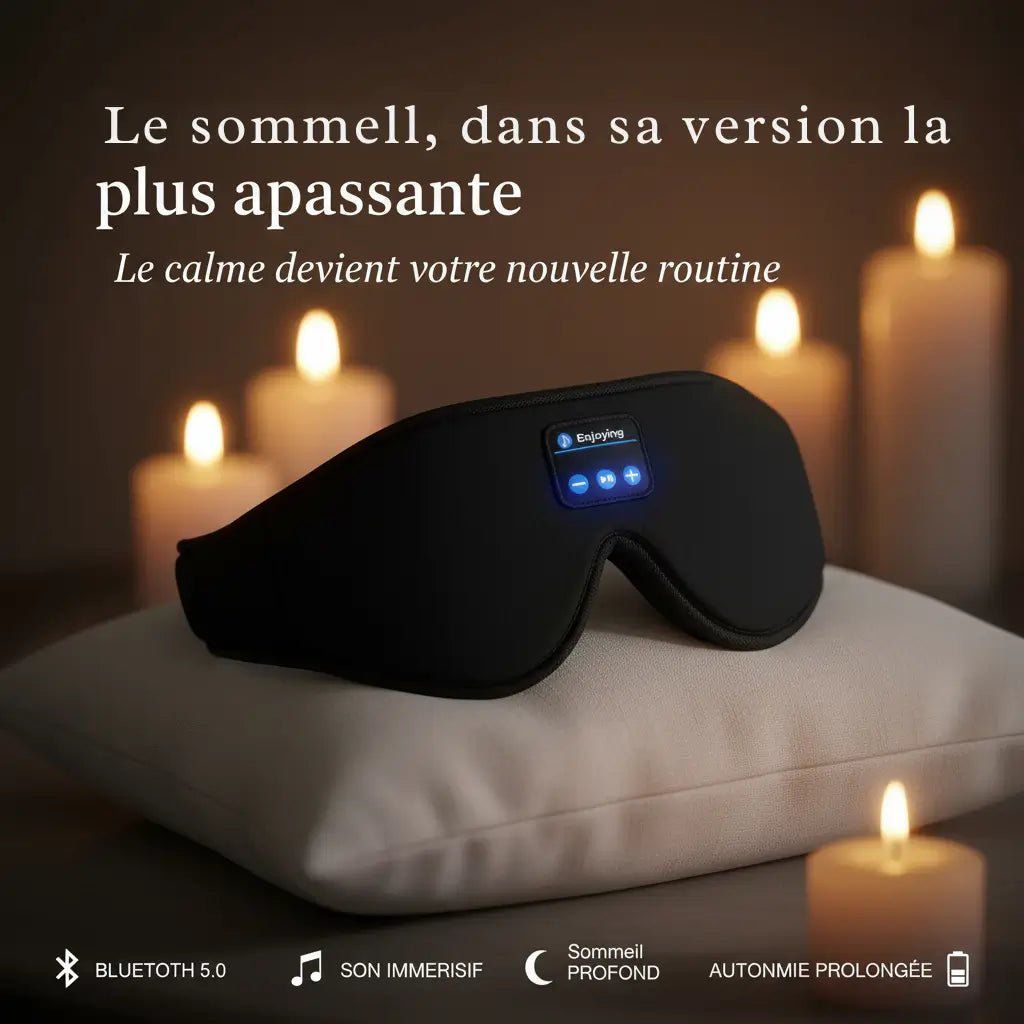 Le Masque de Sommeil Bluetooth 3D SUNEFA