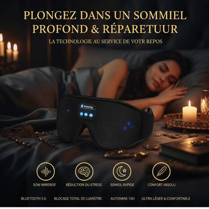 Le Masque de Sommeil Bluetooth 3D SUNEFA